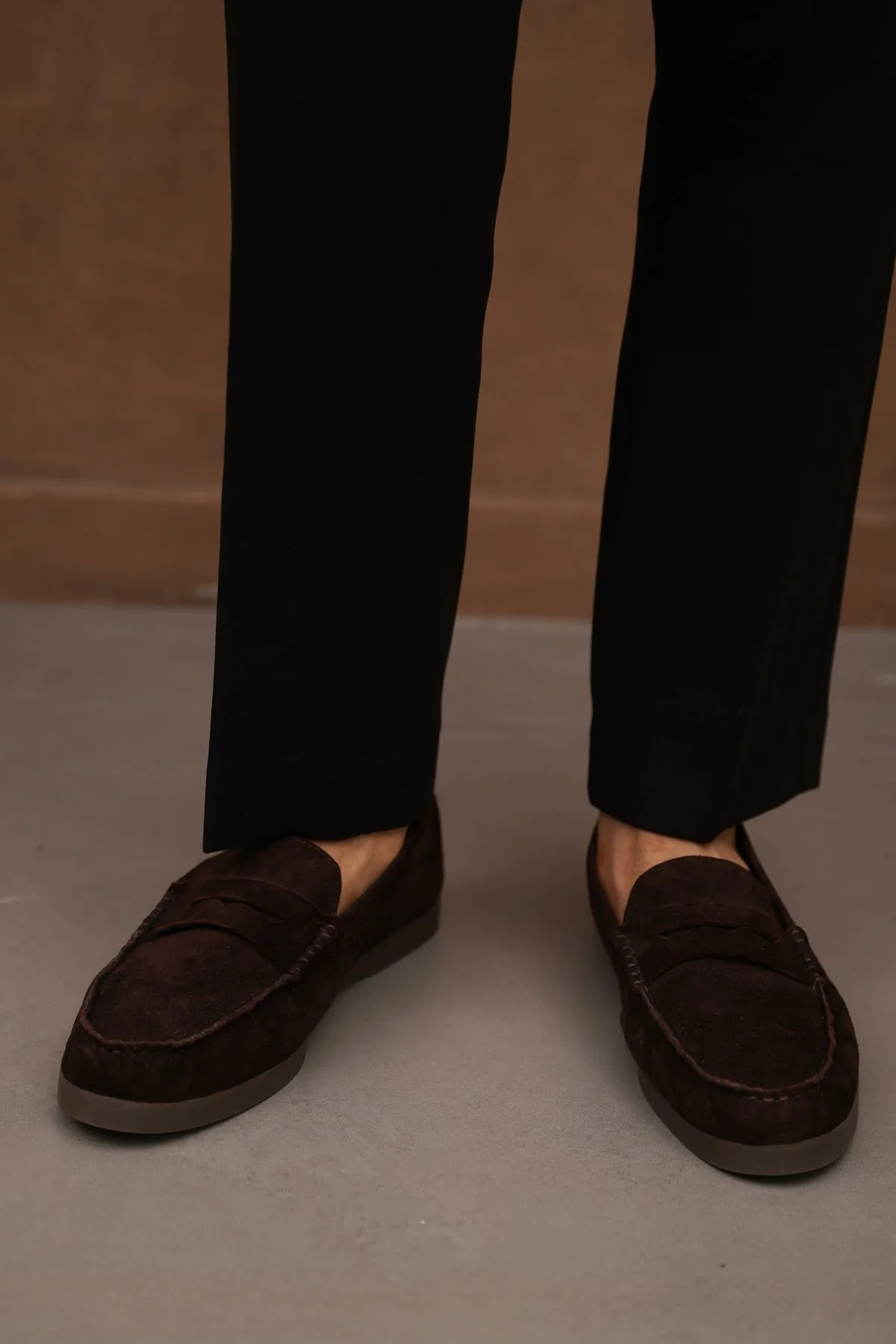 GOAT SUEDE LEATHER LOAFERS