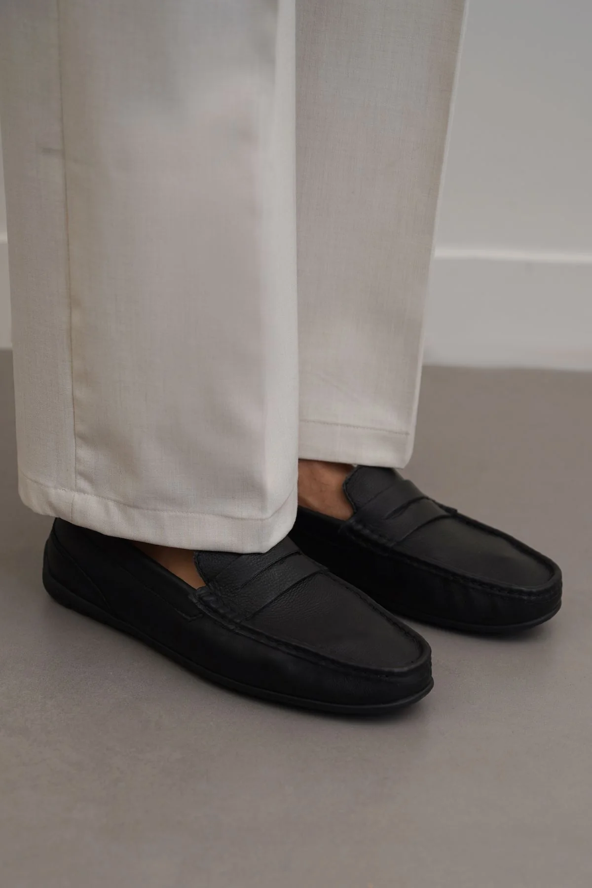 COMFORT REAL LEATHER MOCCASIN